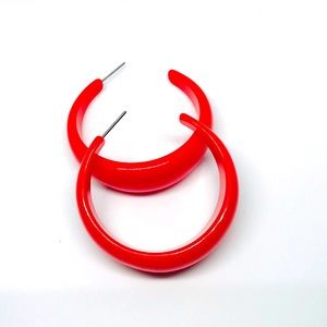 Vintage Deadstock Cherry Red Earrings New Unique Rare Streetwear